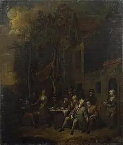 Scène devant une taverne, Musée de l'Ermitage
