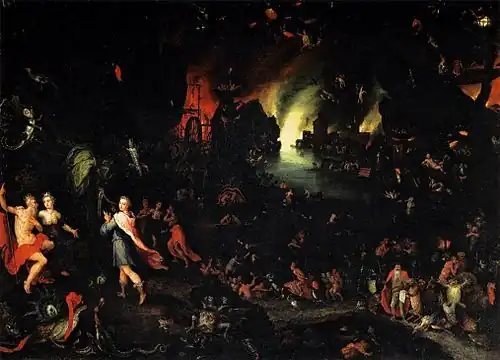 Orphée aux Enfers, Jan Brueghel (1594).