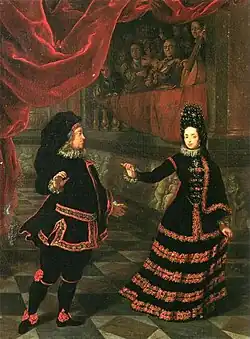 Ballet de cour à Düsseldorf, 1695.