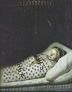 Jan Jansz. de Stomme&nbsp;(en), portrait d'un enfant mort, 1654, musée de Groningue