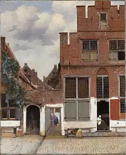 Johannes Vermeer, La Ruelle, vers 1667-1668, 54,3&nbsp;×&nbsp;44&nbsp;cm, Amsterdam, Rijksmuseum.