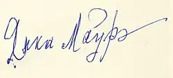 signature d'Ianka Mawr