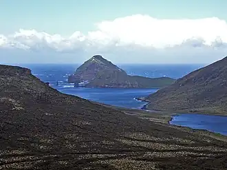 Vue partielle de l'île Jacquemart