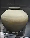 Jarre. Baekje. Grès, H. 70 cm. Musée National de Buyeo