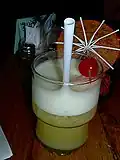 Un cocktail au Jardin Tiki.
