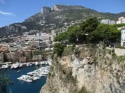 Vue sur Fontvieille.