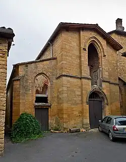 Façade de la chapelle Sainte Catherine.