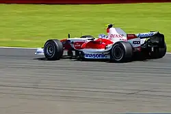 Photo de la Toyota TF107 de Jarno Trulli