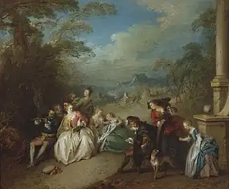 Jean-Baptiste Pater :Fête champêtre