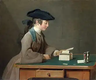 Le Château de cartes, National Gallery, Londres.
