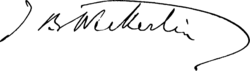 signature de Jean-Baptiste Weckerlin
