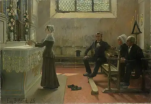 La Restitution à la Vierge le lendemain du mariage (1885), musée des beaux-arts de Caen.