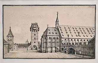 Gravure de Jean-Jacques Arhardt (1665).