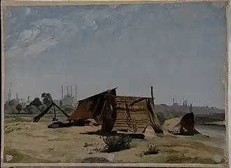 Campement avant Constantinople (1878), Jean-Léon Gérôme