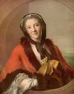 La comtesse Tessin (1741).Paris, musée du Louvre.