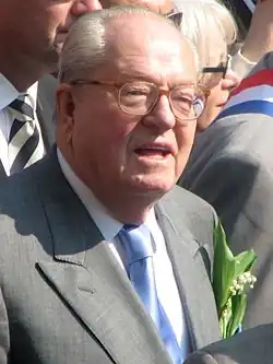 Jean-Marie Le Pen, habitant de Saint-Cloud, ancien président d'honneur du FN