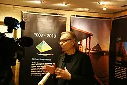 Interview de Jean-Pierre Houdin lors de la présentation de Khéops Renaissance à la Géode.