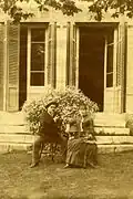 Jean-Vital Jammes et Marie Ismaël-Garcin chez eux vers 1890