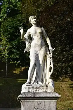Muse Bagnéraise (1909), Bagnères-de-Bigorre, parc thermal.