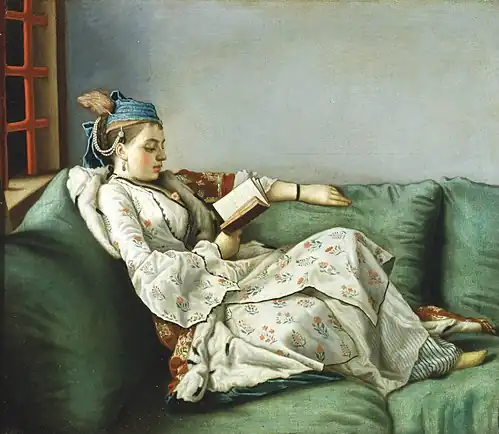 Jean-Étienne LiotardPortrait de Marie Adélaïde de France dans des vêtements Turcs (1753)