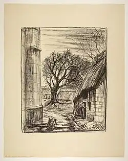 Hameau de Locmaria (1928), musée de Bretagne.