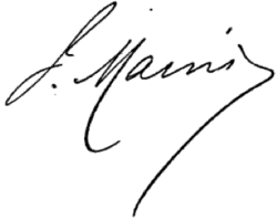 signature de Jeanne Marnière