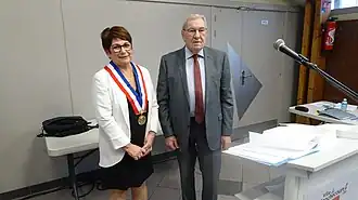 Jeanne Roman élue maire le 31 mars 2023 succède à Jean Savary.