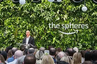 Inauguration par Jeff Bezos en 2018.