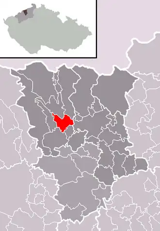 Localisation de Jeníkov