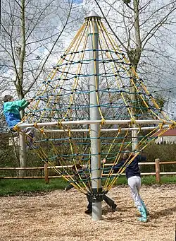 Évolution de la cage à poule en structures en doubles-cônes à cordes tournantes, la « tornade ».