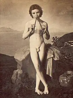 Un jeune joueur de flûte au bord de la mer (1861), musée des Beaux-Arts de Lyon