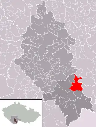 Localisation de Jílovice