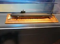 Maquette du sous-marin USS&nbsp;Jimmy Carter.