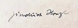 signature de Jindřich Honzl