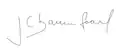Signature de João Clemente Baena Soares