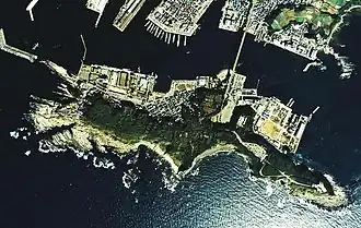 Vue aérienne de Jōga-shima.