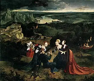 3 :  Joachim Patinier & Quentin Metsys, Tentation de saint Antoine, Museo Nacional del Prado, Madrid.