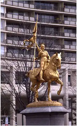 Statue équestre de Jeanne d'Arc (Emmanuel Frémiet, Philadelphie)