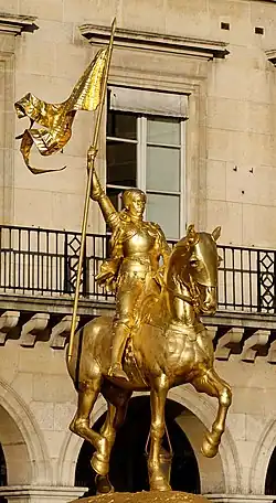Statue équestre de Jeanne d'Arc (Emmanuel Frémiet, Paris)