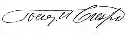signature de Joaquim Crespo