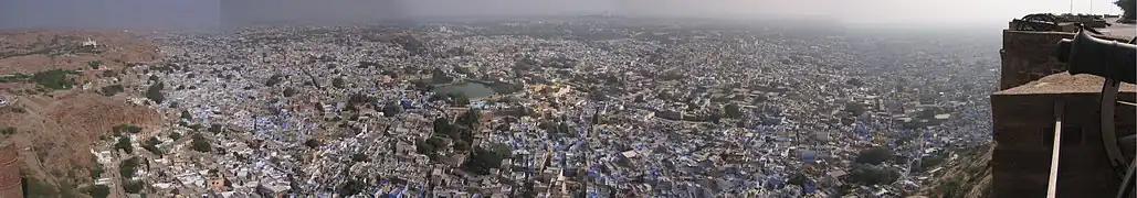 Panorama depuis le fort de Mehrangarh.