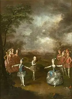 Ballet à la cour d'Autriche - Le Triomphe de l'Amour, 1765.