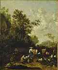 Paysage et paysans (XVIIe&nbsp;siècle)