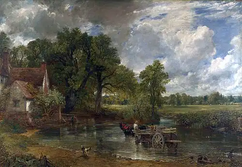 La Charrette de foin (The Hay Wain), 1821, huile sur toile. National Gallery (Londres).