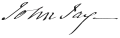 Signature de John Jay