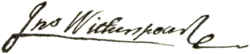 signature de John Witherspoon (représentant)