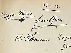 signature de John Rabe