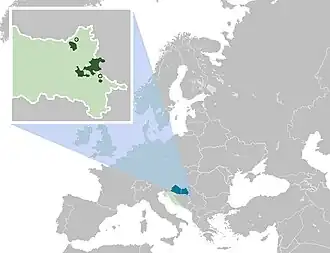 Carte de l'organisation