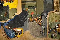 Départ des grévistes, en route vers Paris