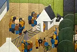 Première journée d'occupation à l'usine le 13 mars 1972